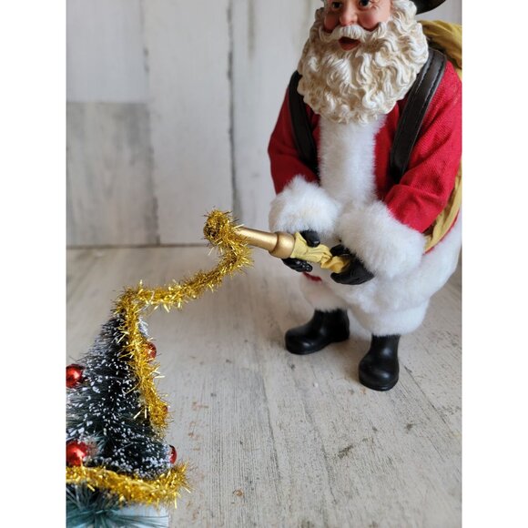 Clothique possible dreams fireman Santa Claus firefighter Xmas decor - Picture 3 of 9